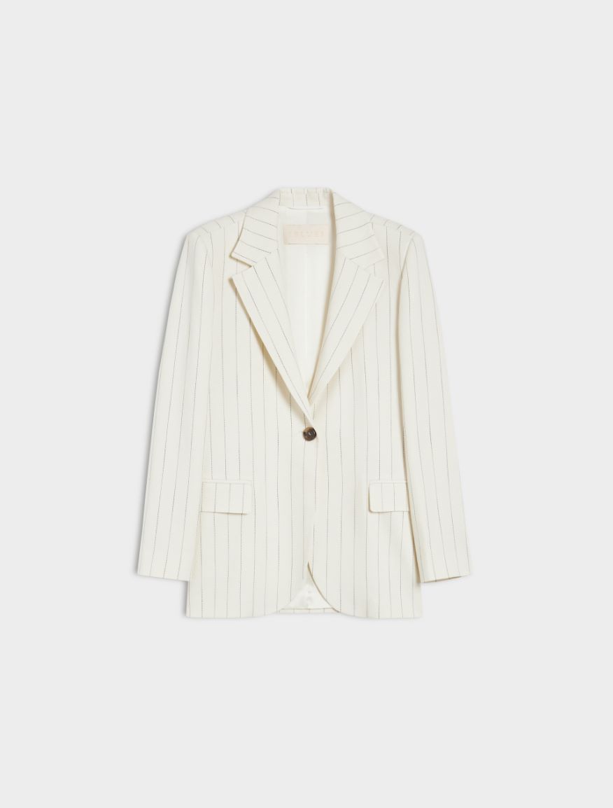 Oversized blazer - MILK - Iblues - 6