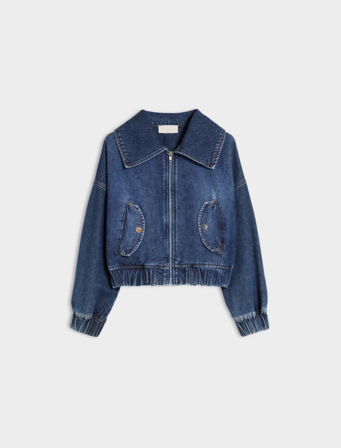 Denim bomber jacket - 
