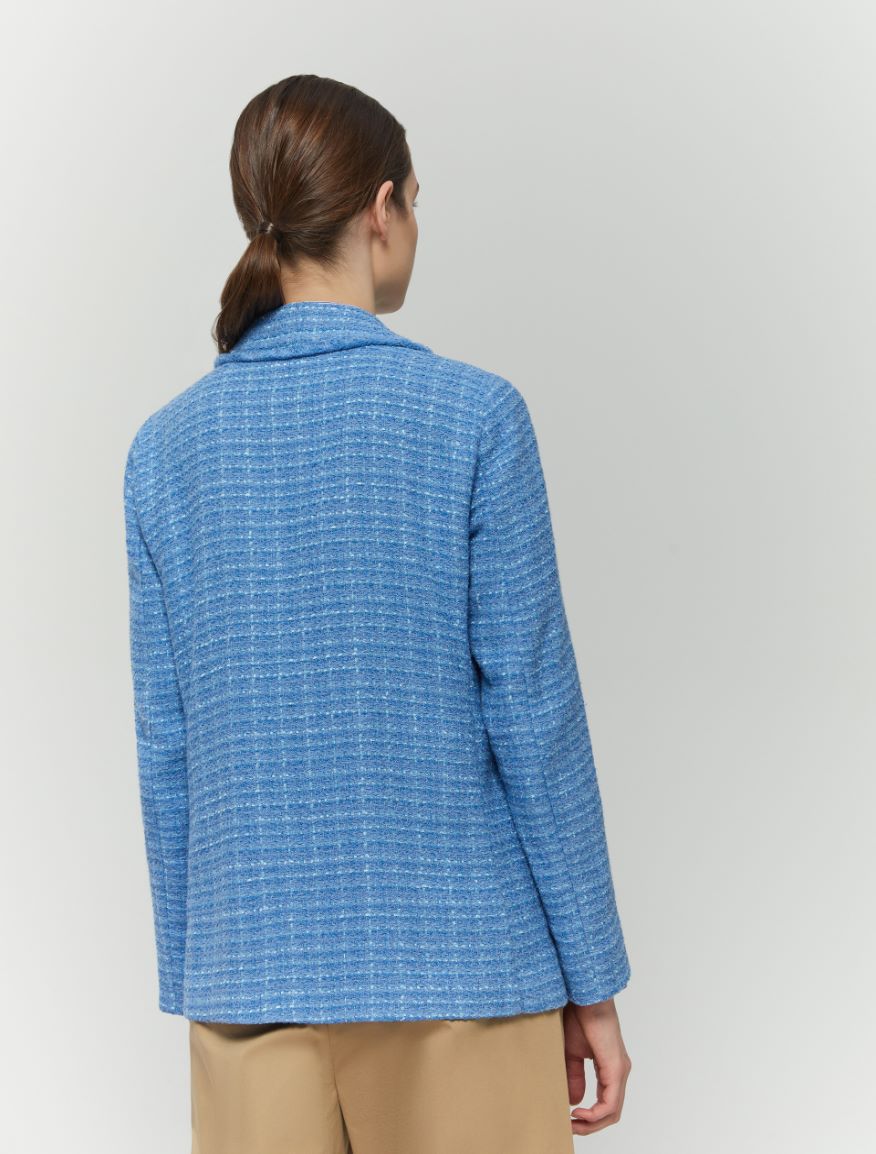 Fitted blazer - LIGHT BLUE - Iblues - 2