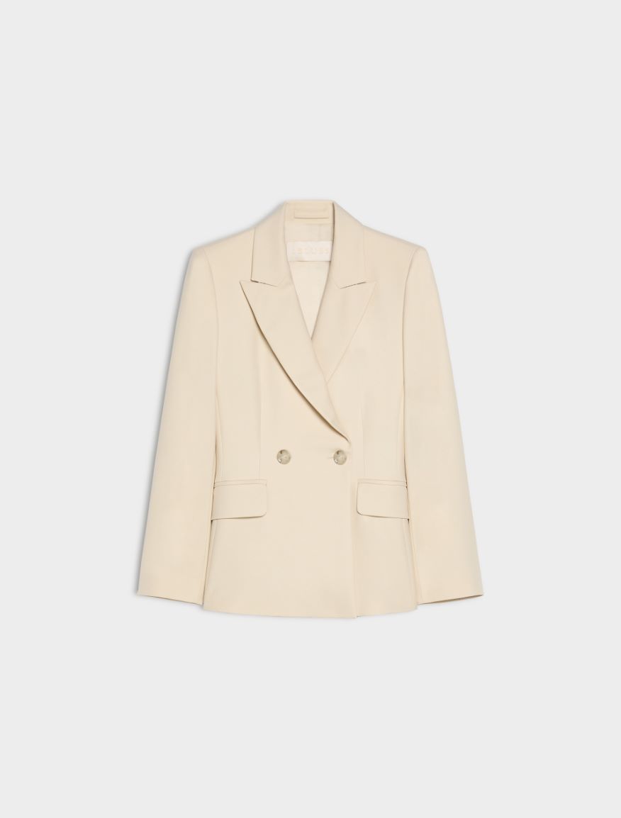 Double-breasted blazer - IVORY - Iblues - 5