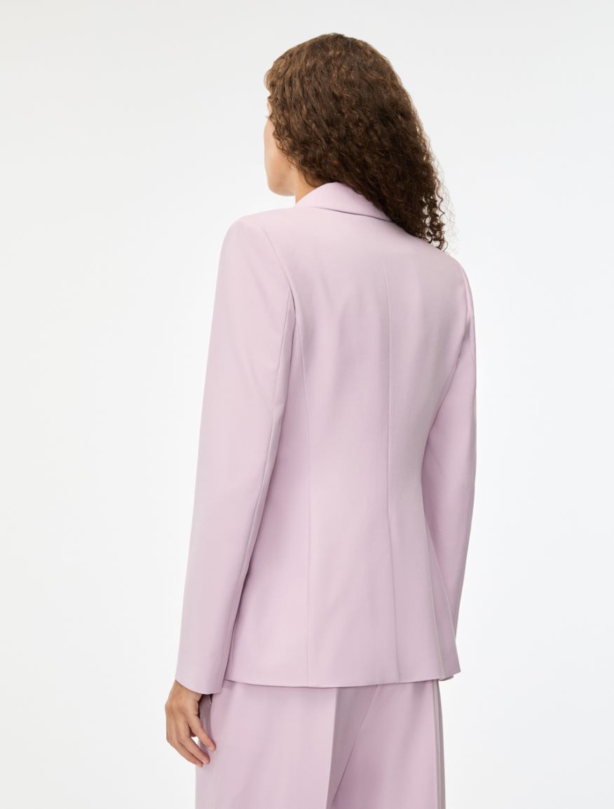 Double-breasted blazer - LILAC - Iblues - 2