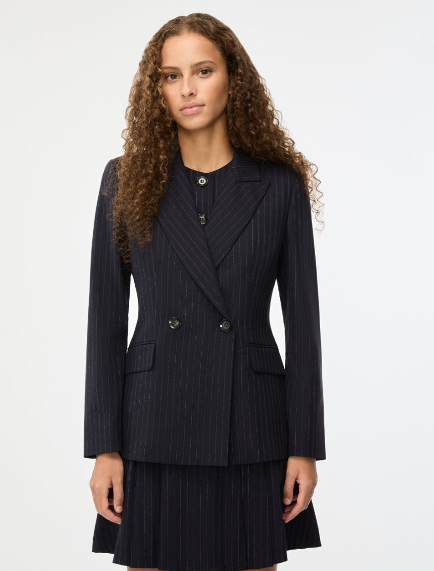 Double-breasted blazer - NAVY - Iblues