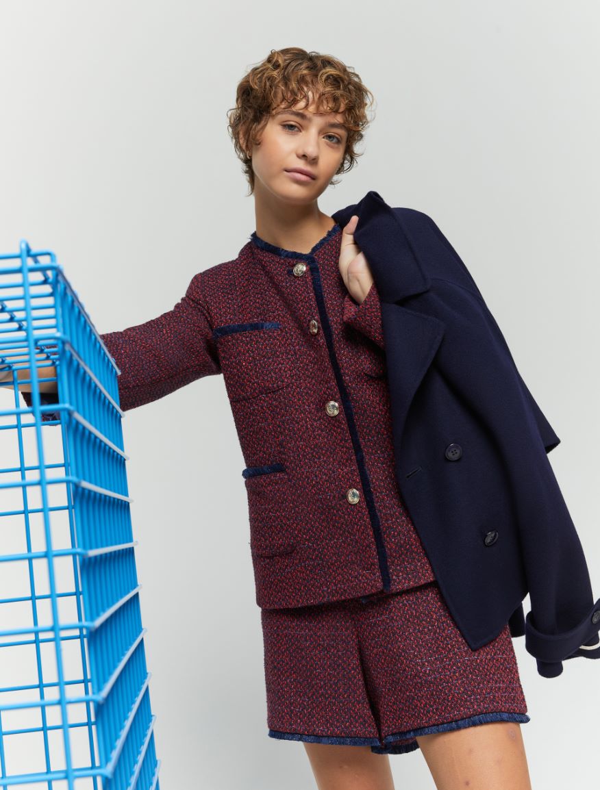 Slim-fit jacket - RED - Iblues - 4