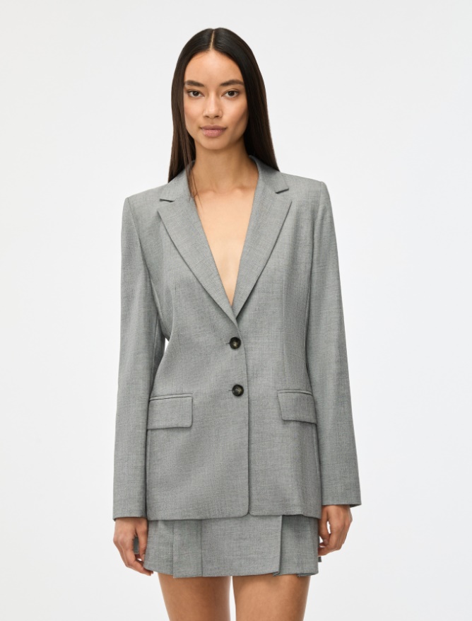 Fitted blazer - BLACK - Iblues