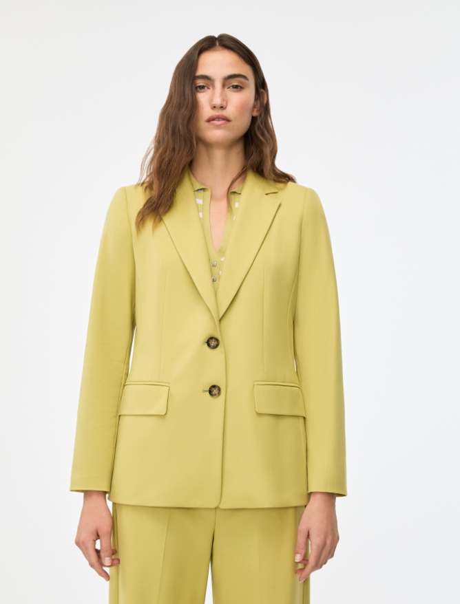 Blazer sfiancato - GIALLO
