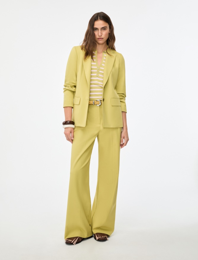 Blazer sfiancato - GIALLO