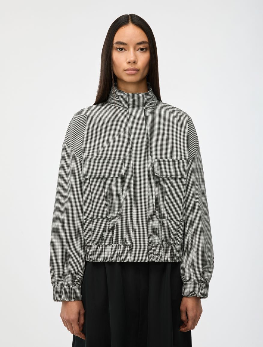 Short bomber jacket - BLACK - Iblues - 4