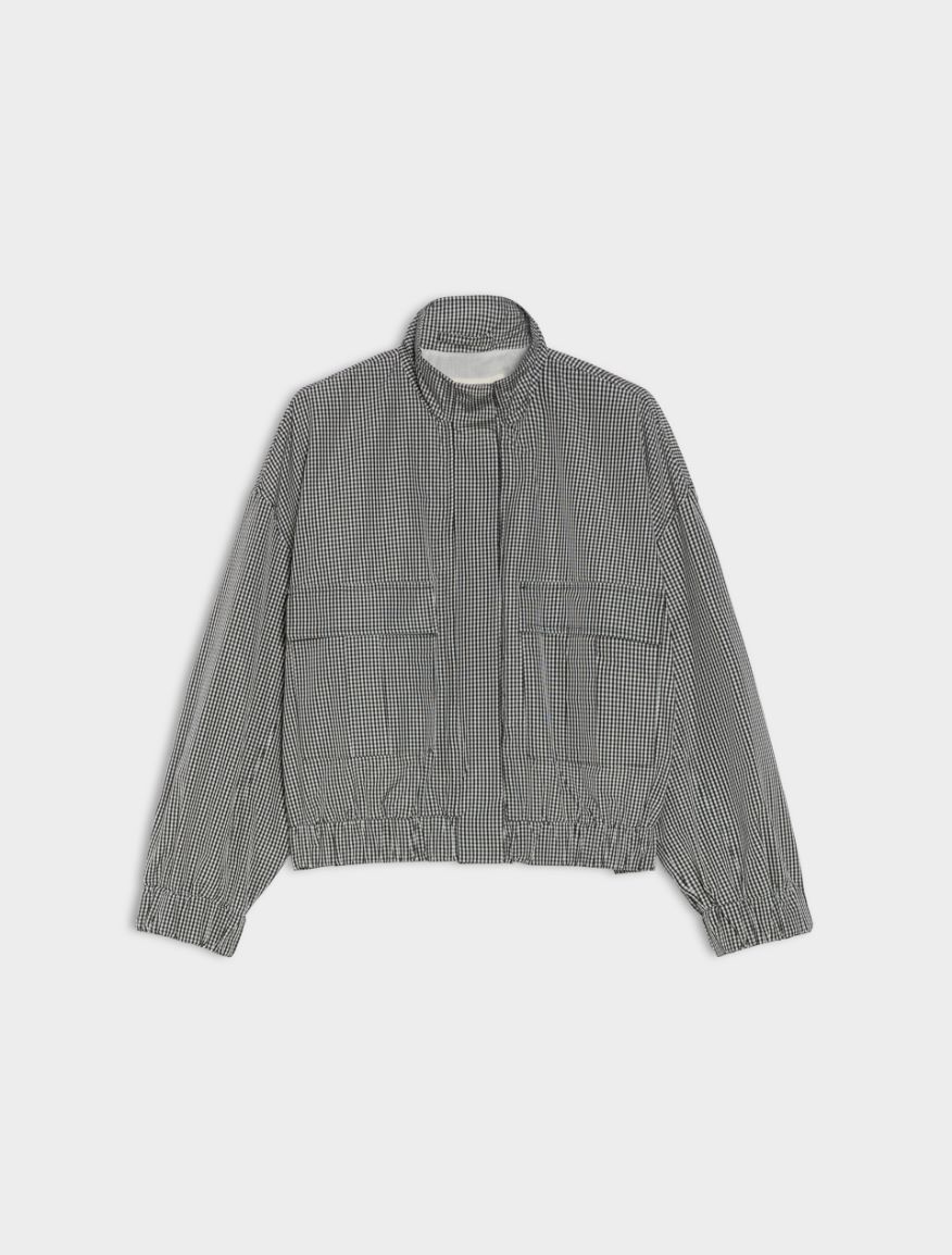 Short bomber jacket - BLACK - Iblues - 5