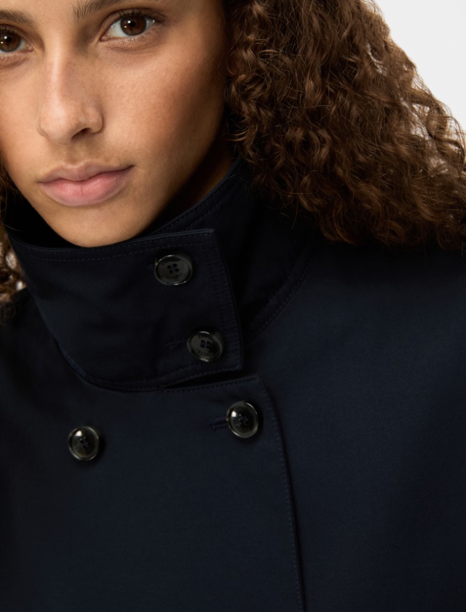 A-line trench coat - 