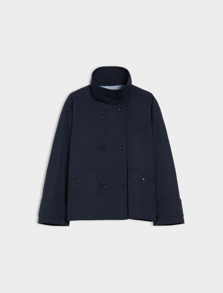 A-line trench coat - NAVY - Iblues - 5