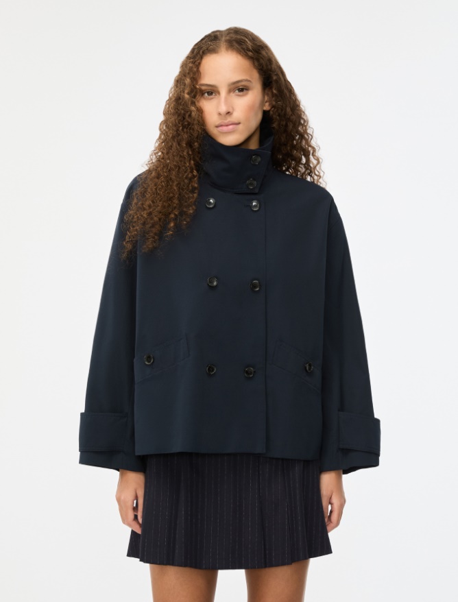 A-line trench coat - 