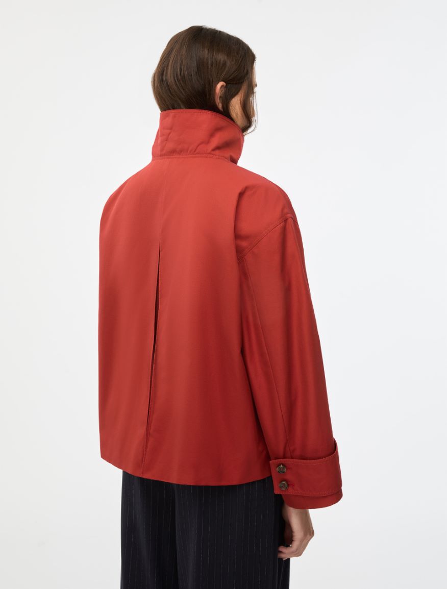 A-line trench coat - RED - Iblues - 2