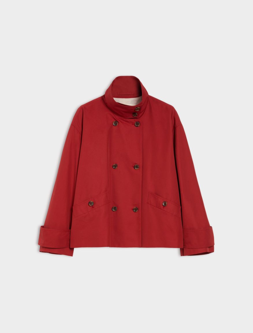 A-line trench coat - RED - Iblues - 6