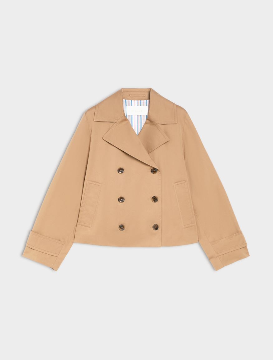 Double-breasted jacket - CAMEL - Iblues - 5