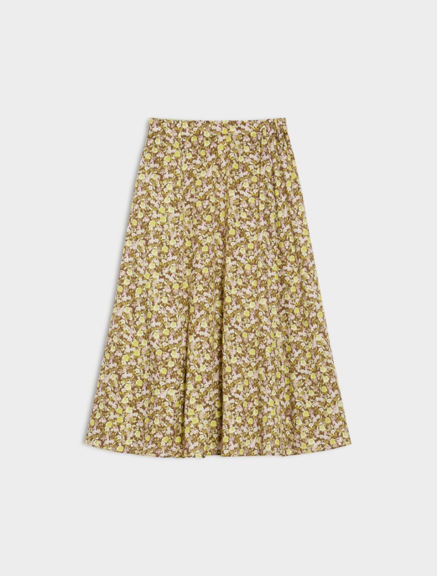 Relaxed-fit skirt - OLIVE - Iblues - 5