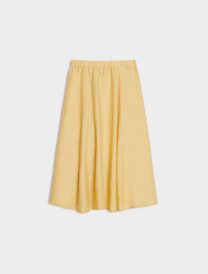 Linen skirt - HONEY - Iblues - 5