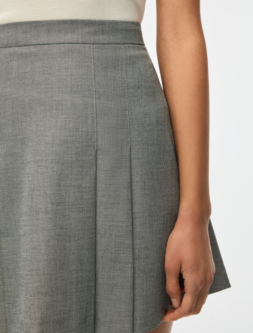 Pleated skirt - BLACK - Iblues - 3