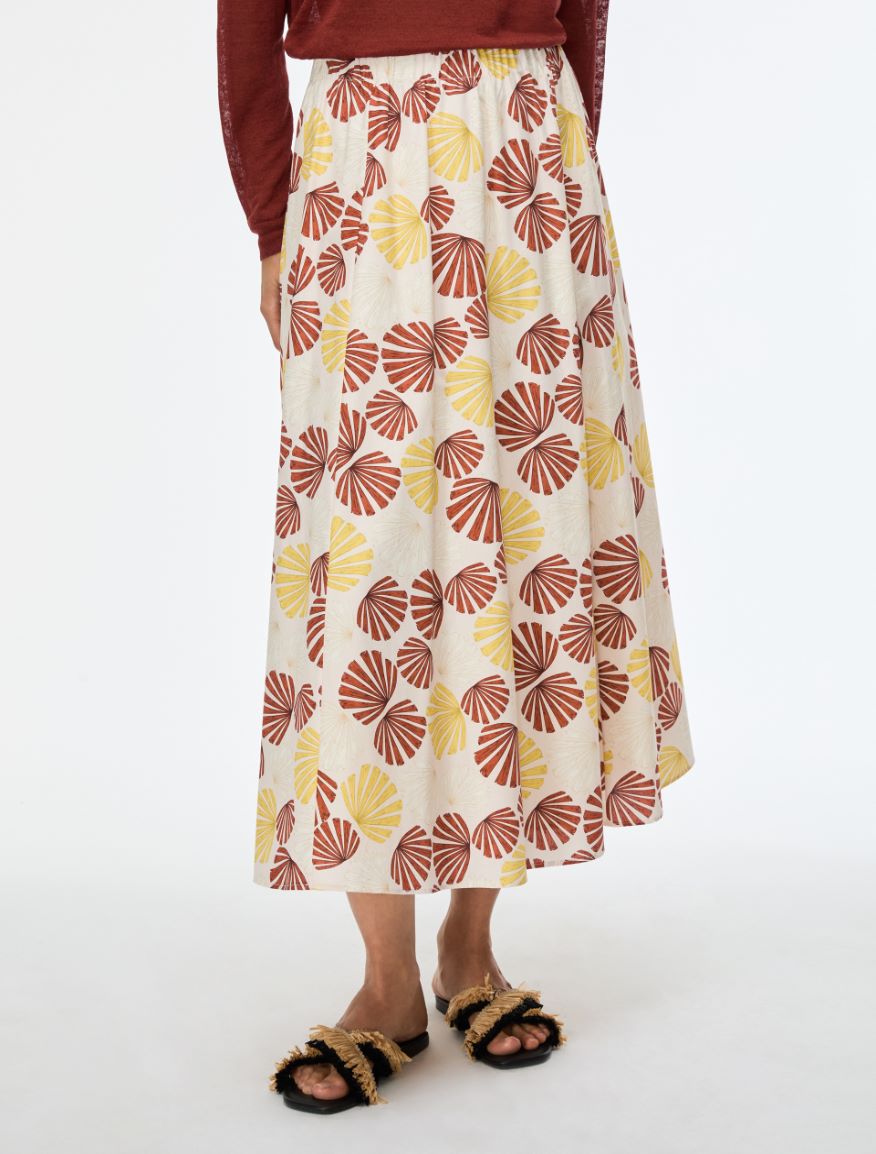 Printed skirt - POWDER - Iblues - 3