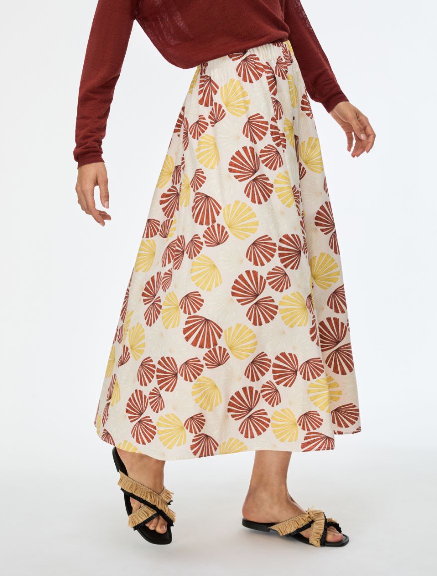 Printed skirt - POWDER - Iblues