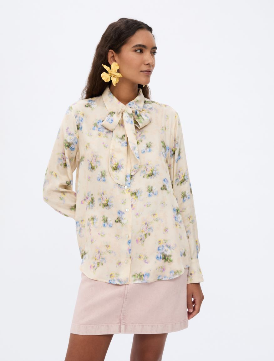 Relaxed-fit shirt - CREAM - Iblues