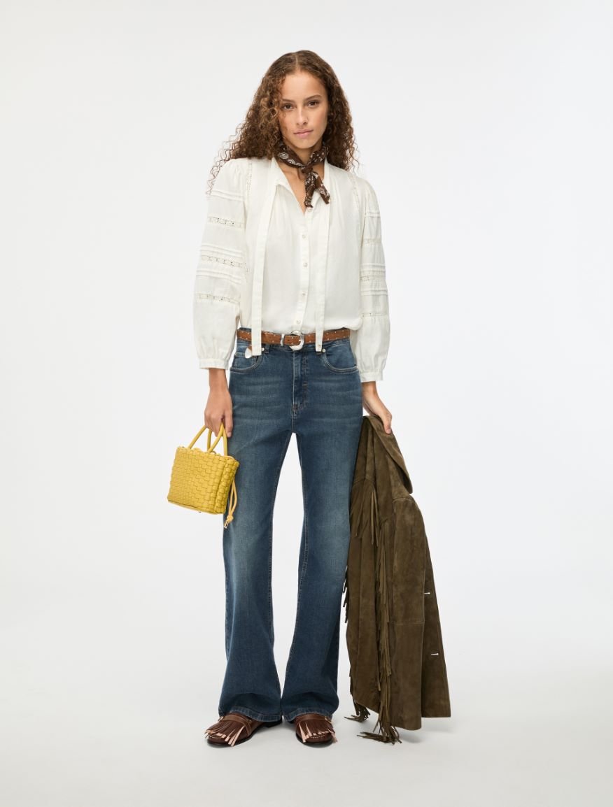 Loose-fit shirt - White - Iblues - 4