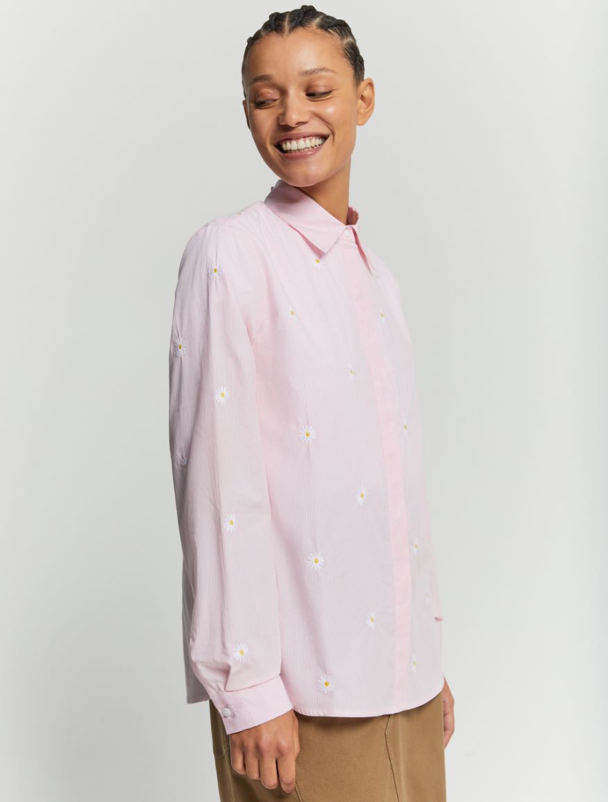 Straight shirt - PINK - Iblues - 4