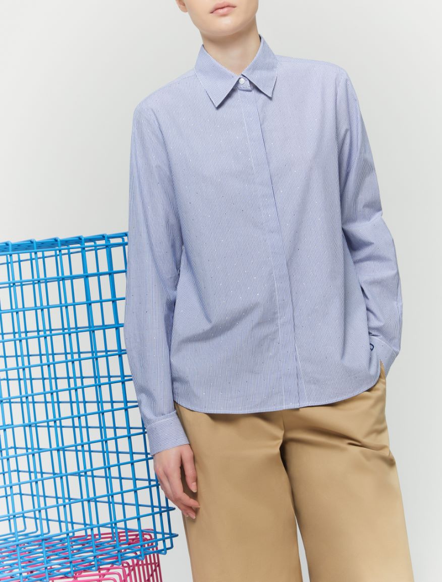 Straight shirt - NAVY - Iblues - 4