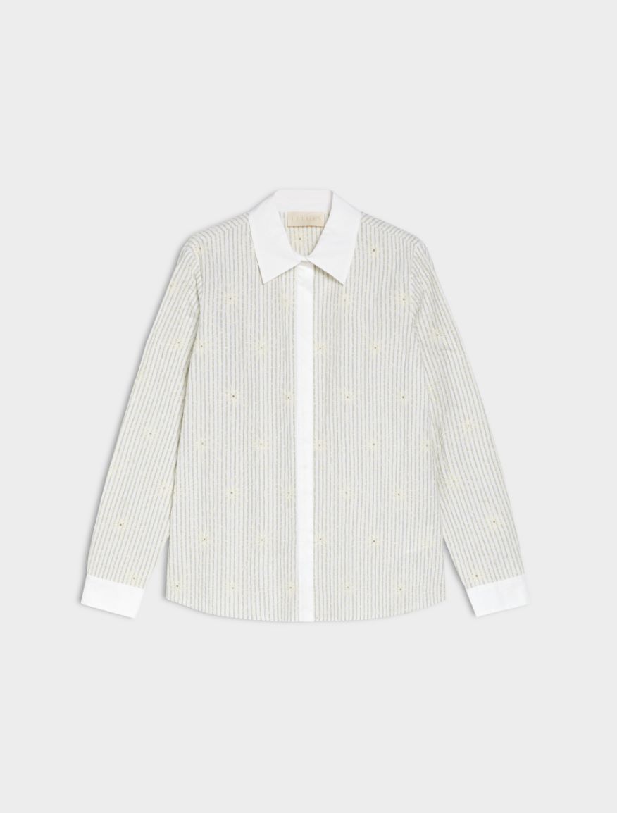 Embroidered shirt - Green - Iblues - 5