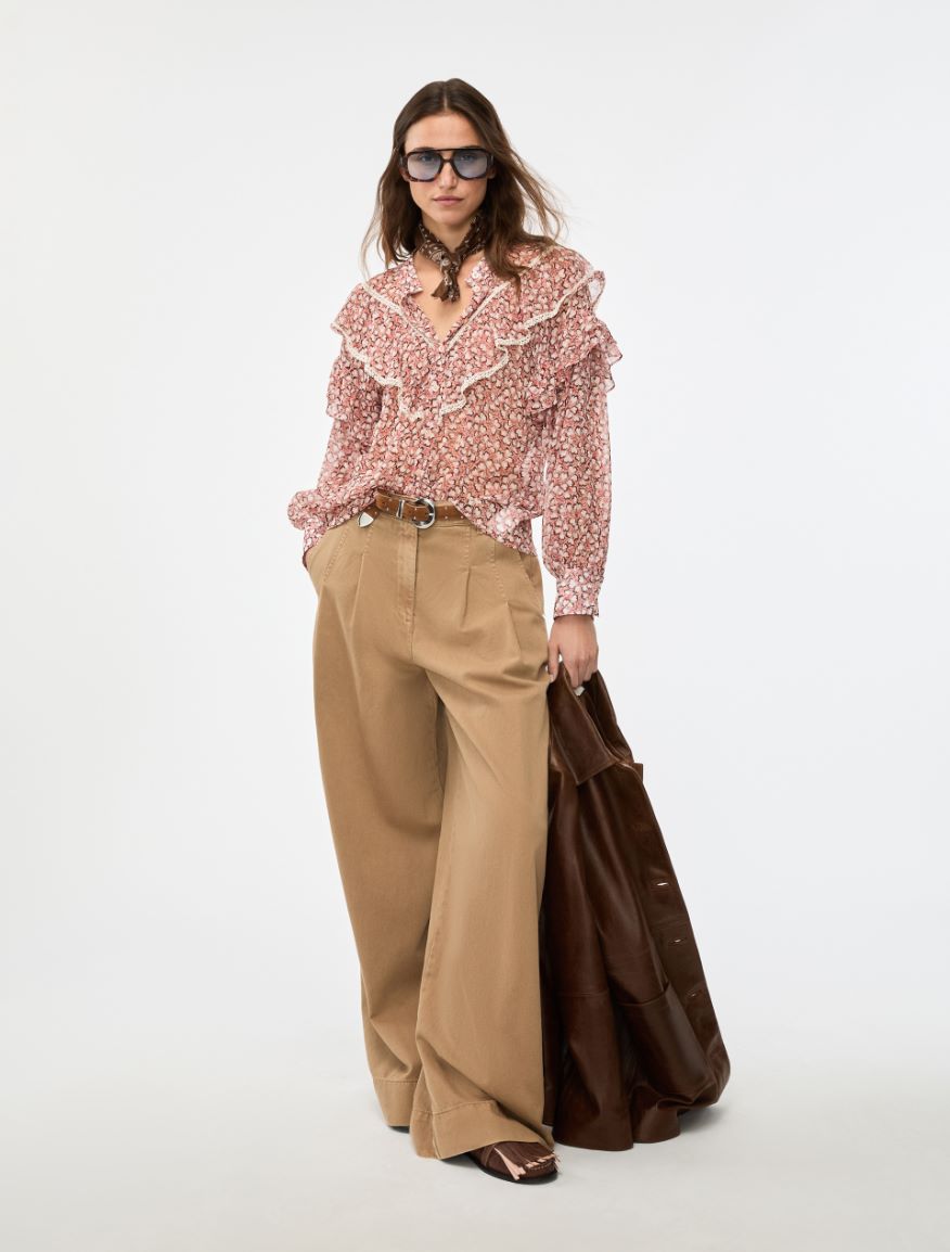 Printed shirt - PINK - Iblues