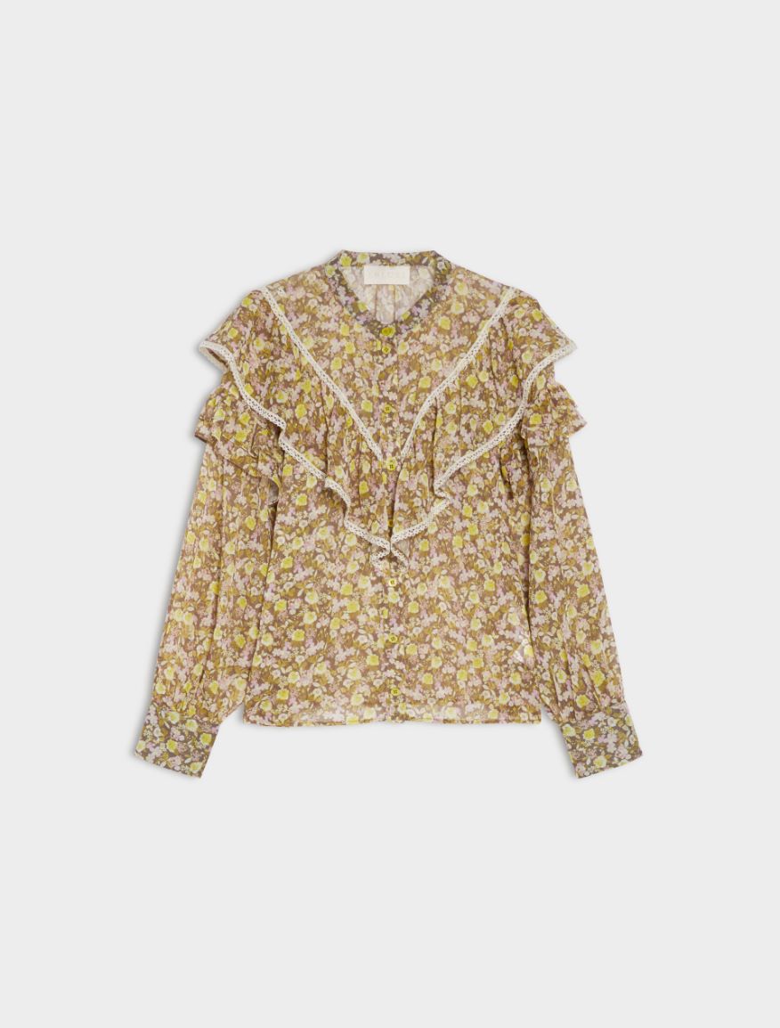 Printed shirt - OLIVE - Iblues - 5