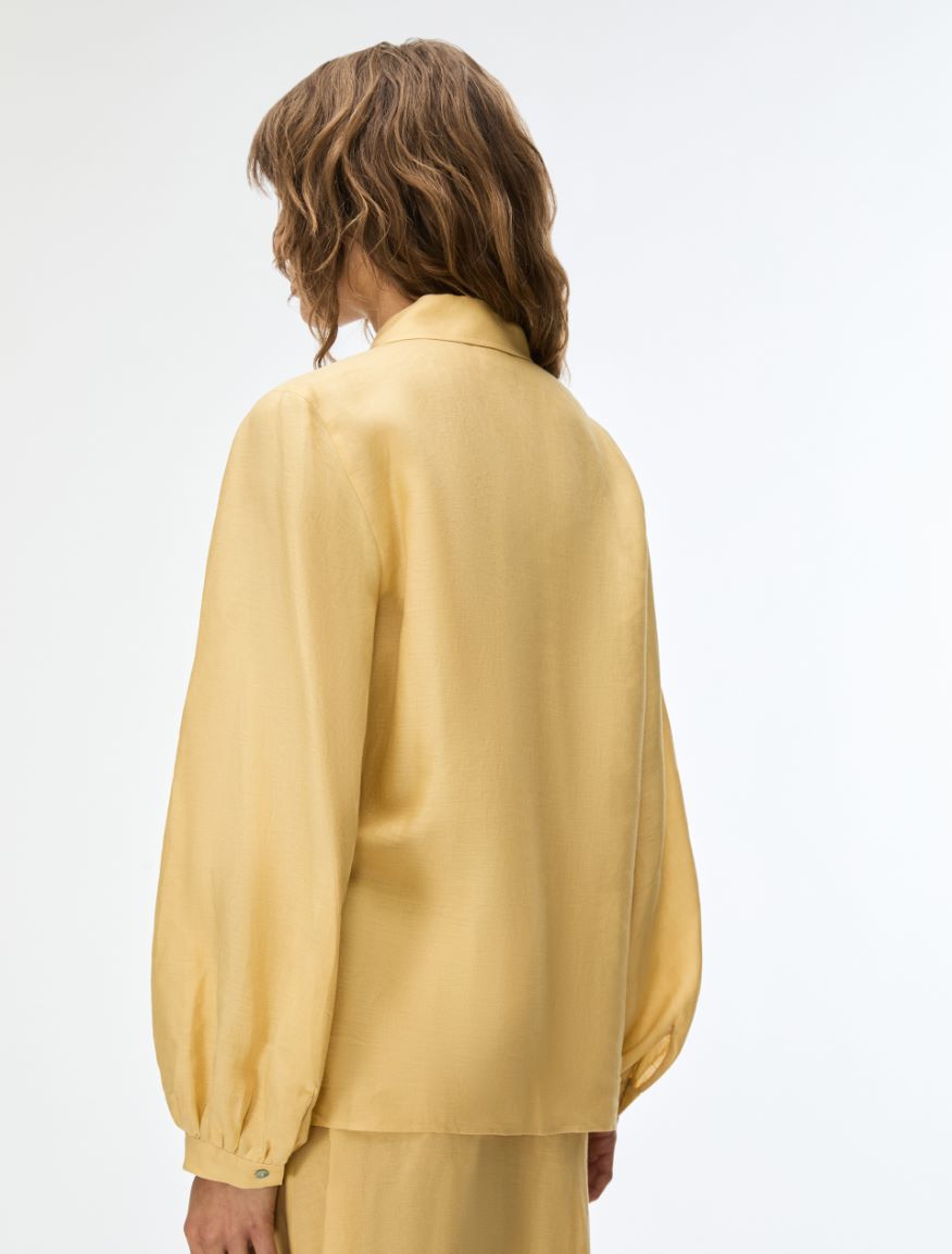 Linen shirt - HONEY - Iblues - 2