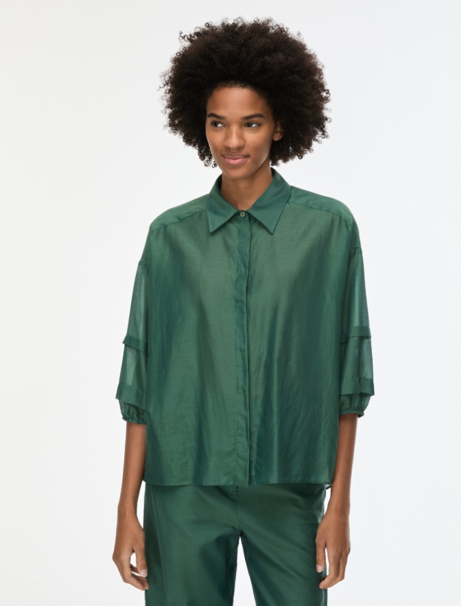 Silk-blend shirt - 