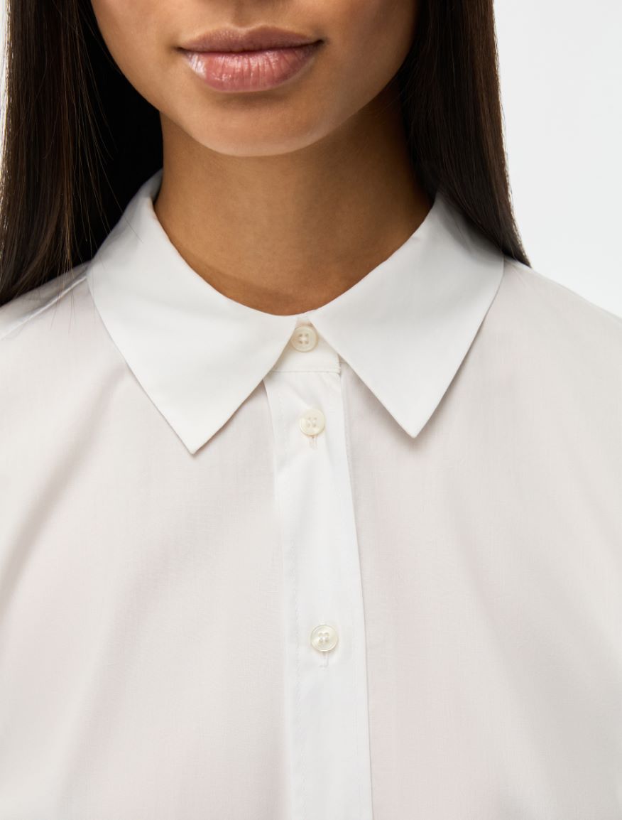 Fitted-waist shirt - OPTICAL WHITE - Iblues - 3