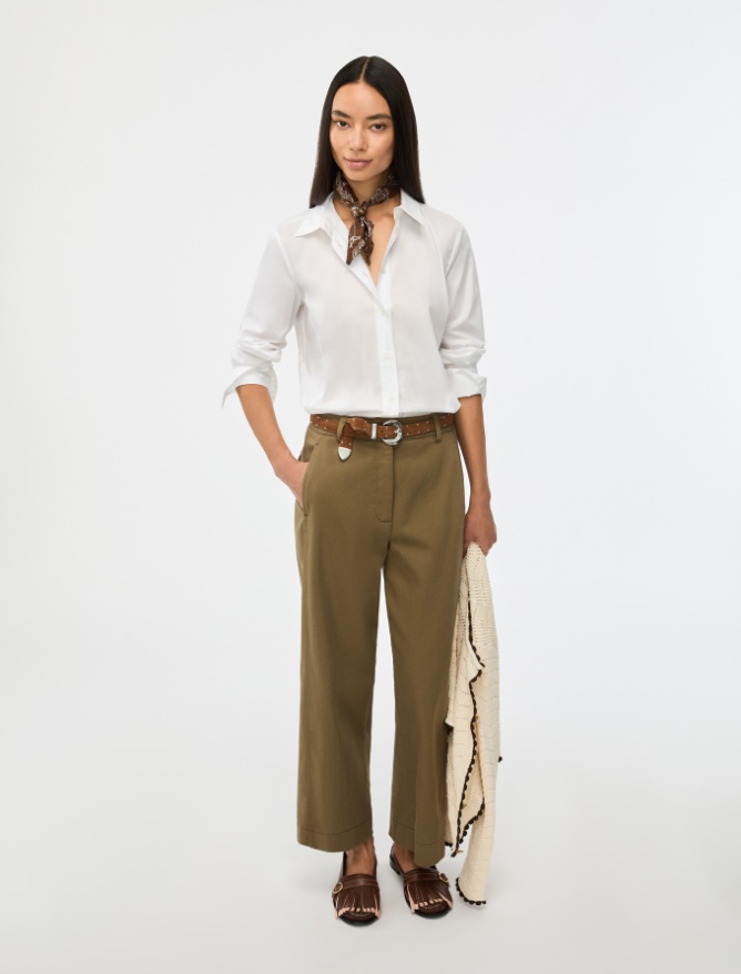 Fitted-waist shirt - 