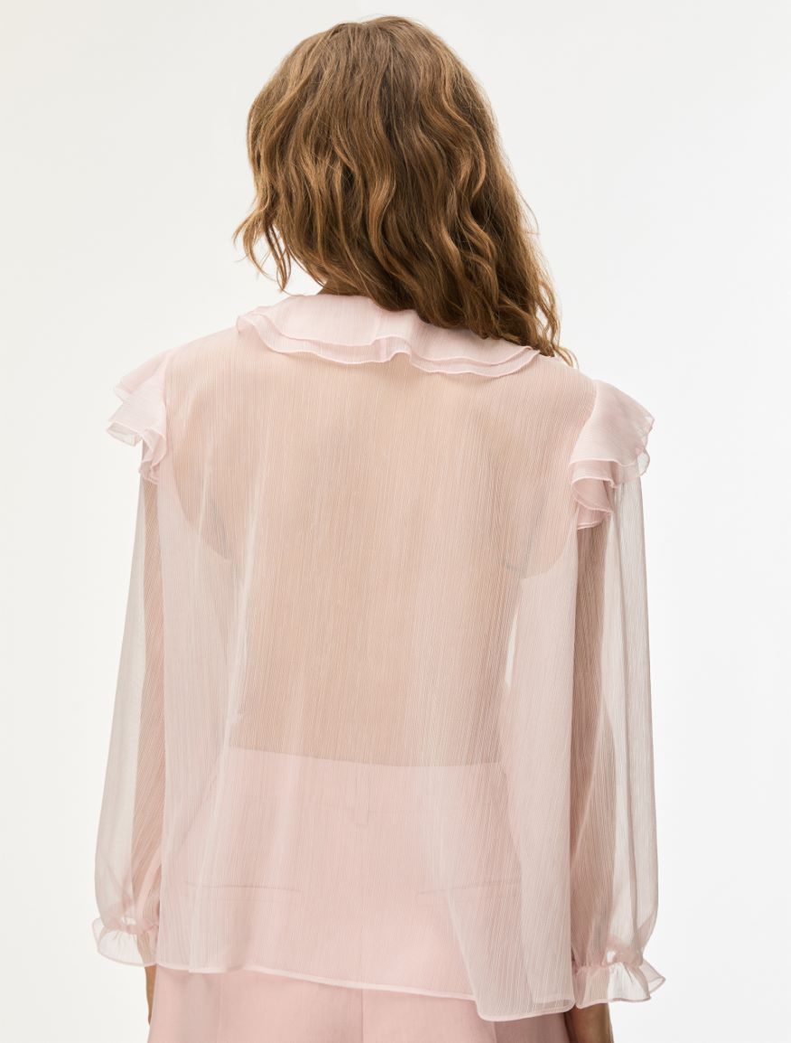 Ruffle blouse - POWDER - Iblues - 2