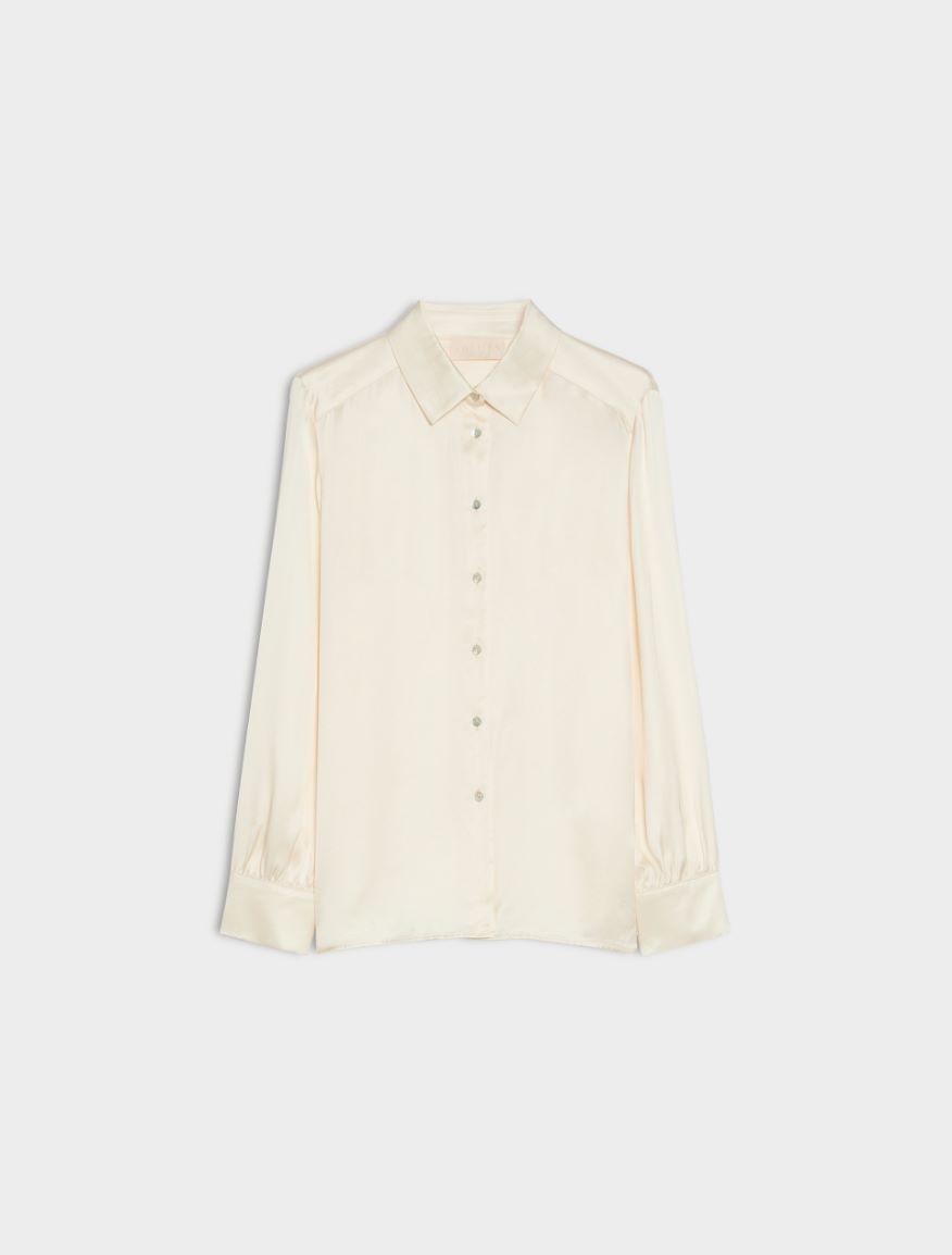 Satin shirt - IVORY - Iblues - 6