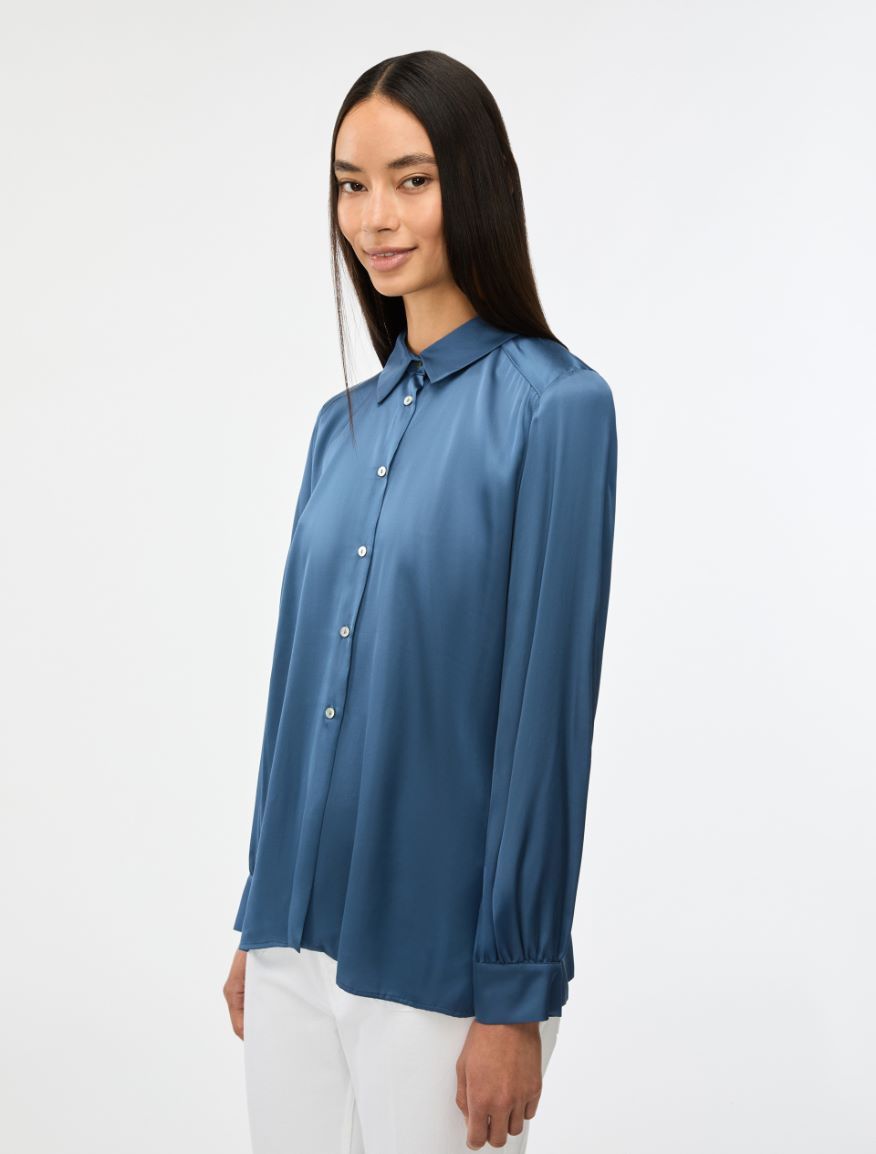 Satin shirt - AVIO - Iblues - 4