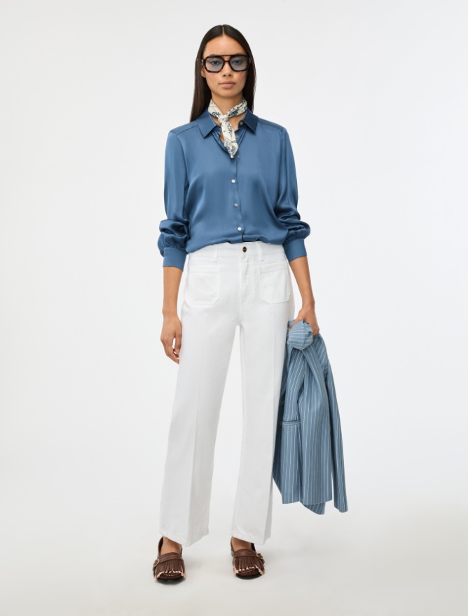 Satin shirt - AVIO - Iblues