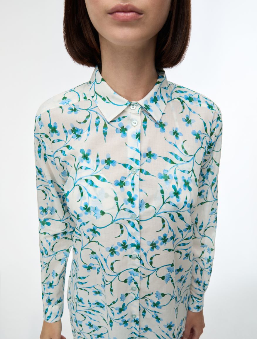 Printed shirt - IVORY - Iblues - 3