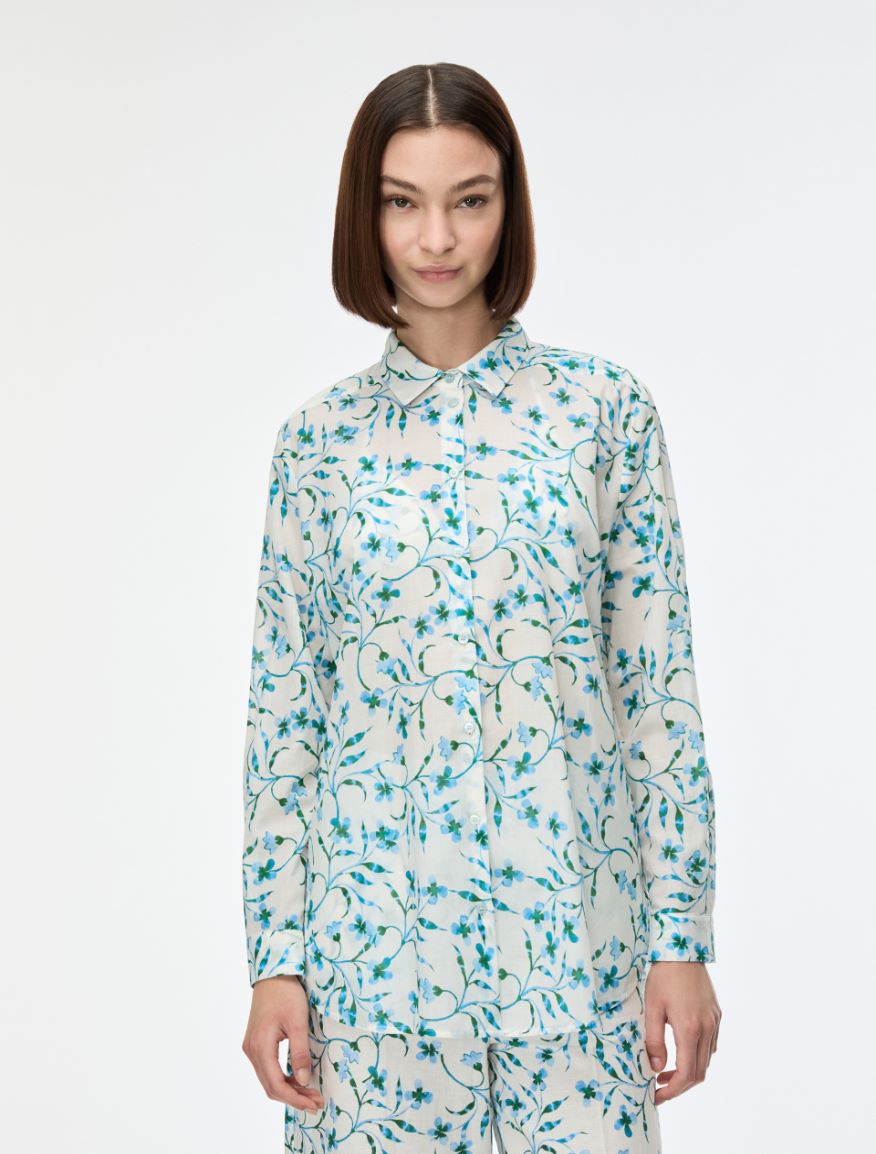 Printed shirt - IVORY - Iblues