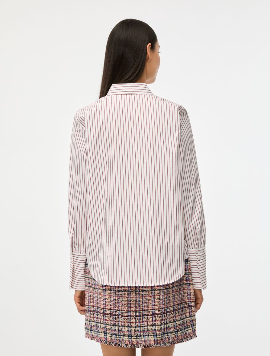 Cotton shirt - BORDEAUX - Iblues - 2