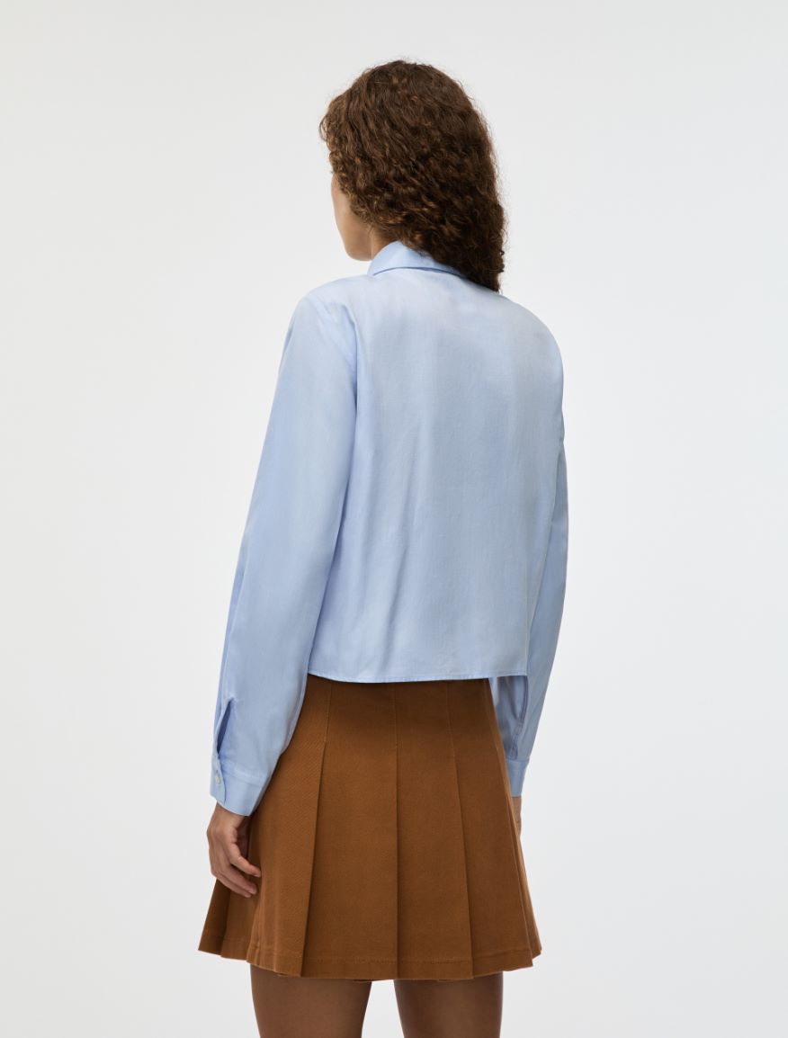 Boxy shirt - LIGHT BLUE - Iblues - 2