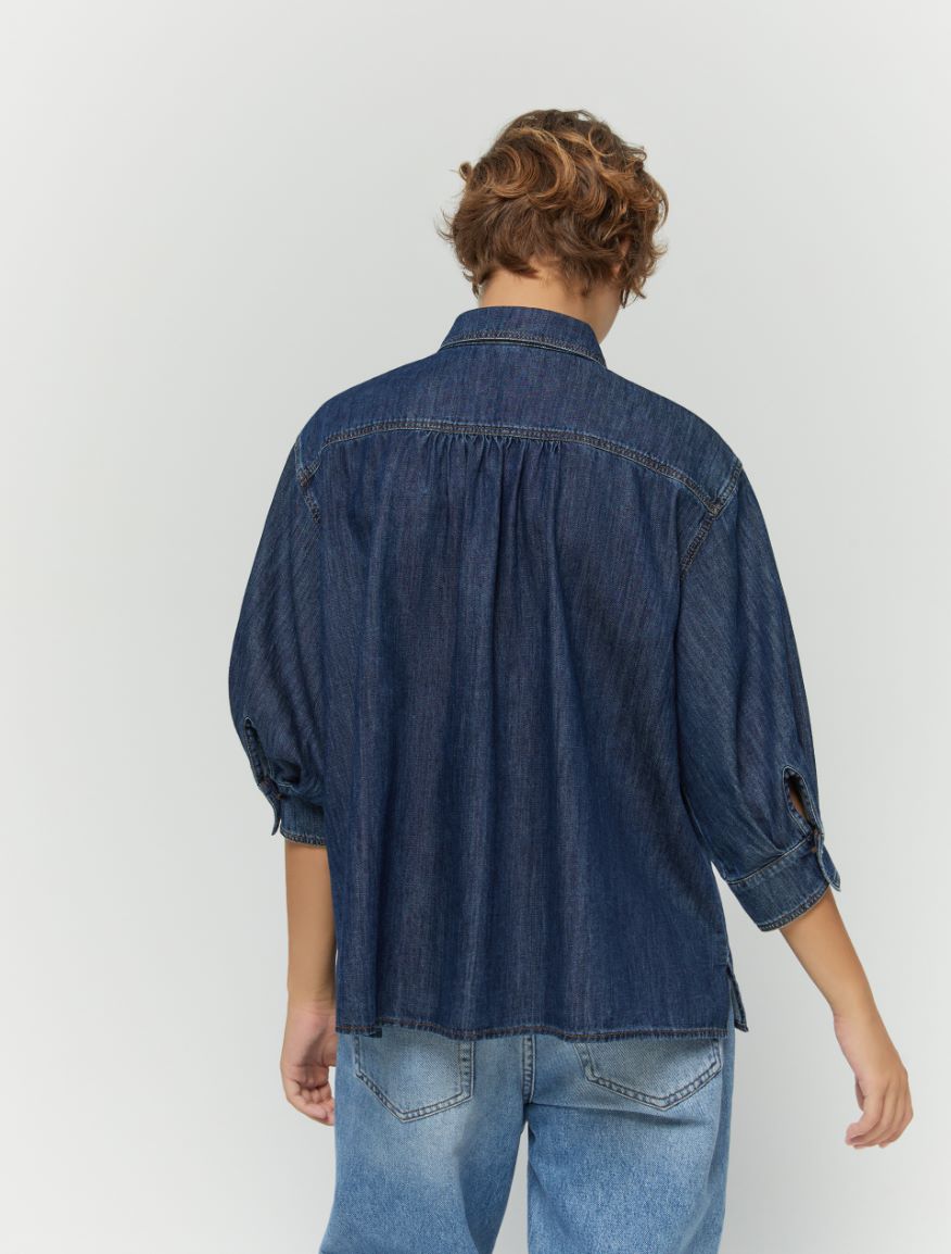 Oversized shirt - BLUE JEANS - Iblues - 2