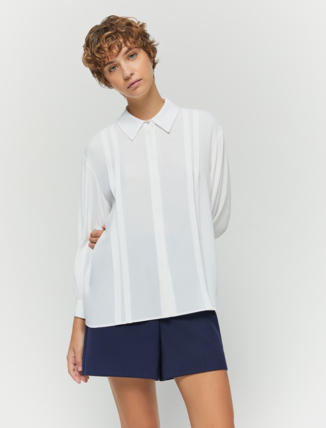 Silk-blend shirt - 
