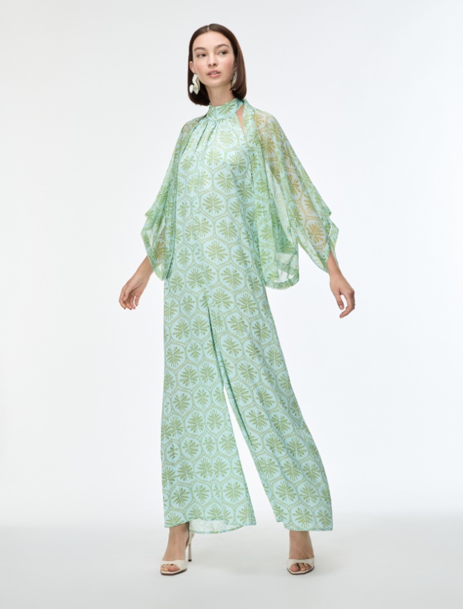 Loose-fit silk-blend blouse - 