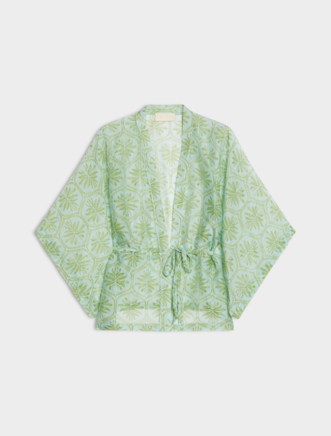 Loose-fit silk-blend blouse - 