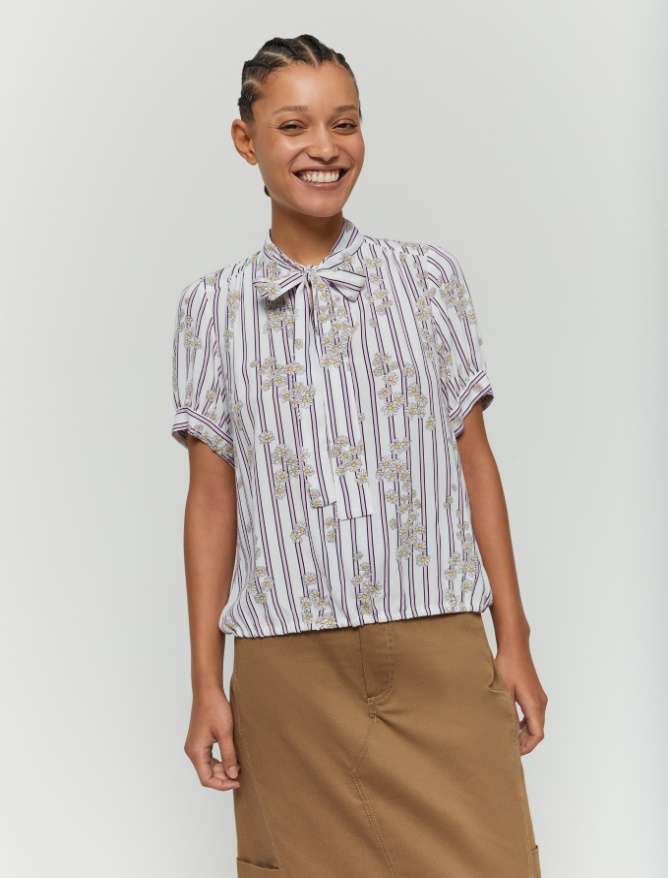 Printed blouse - 