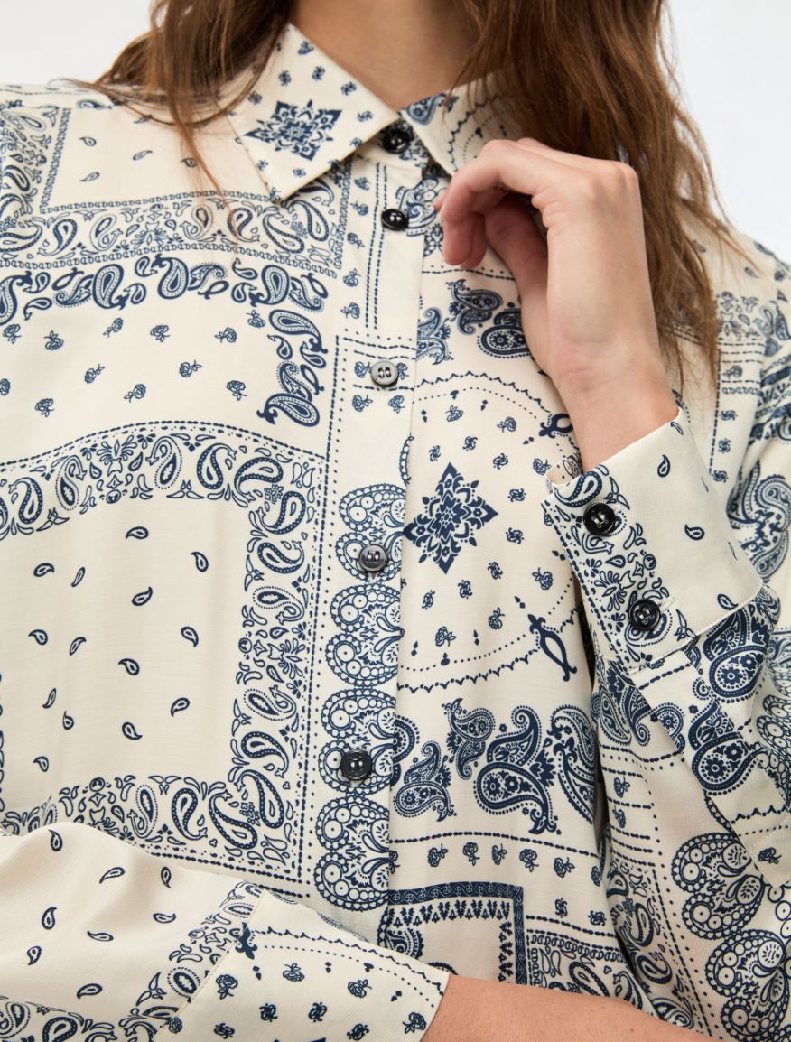 Straight-fit shirt - IVORY - Iblues - 3