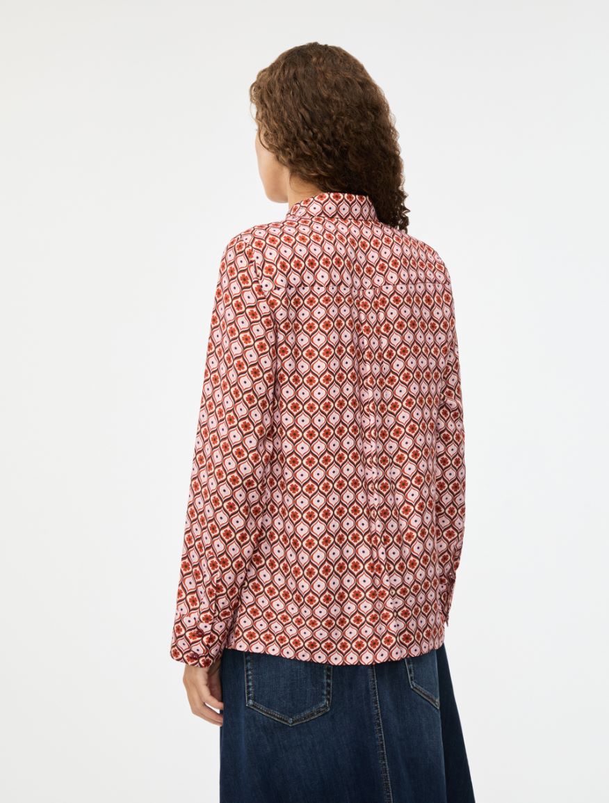 Straight-fit shirt - Pastel rose - Iblues - 2