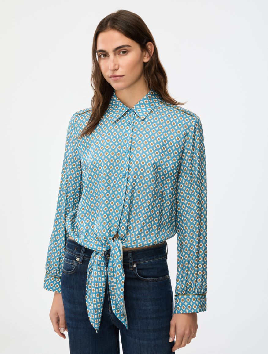 Relaxed-fit shirt - ANISE - Iblues